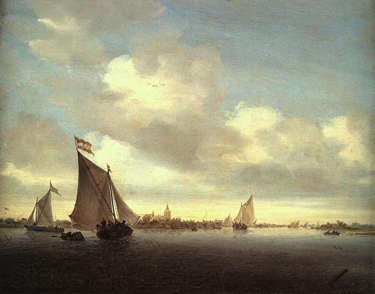 Saloman van Ruysdael Marine Spain oil painting art